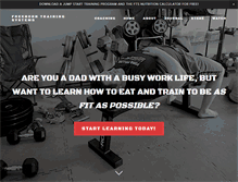 Tablet Screenshot of freeborntrainingsystems.com
